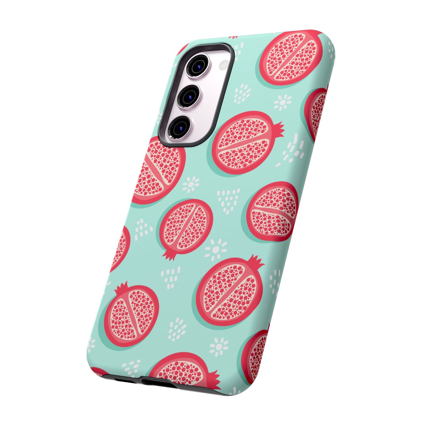 Pomegranate Tough Phone Case | Dual Layer Protective Cover for iPhone & Samsung – Glossy or Matte Finish