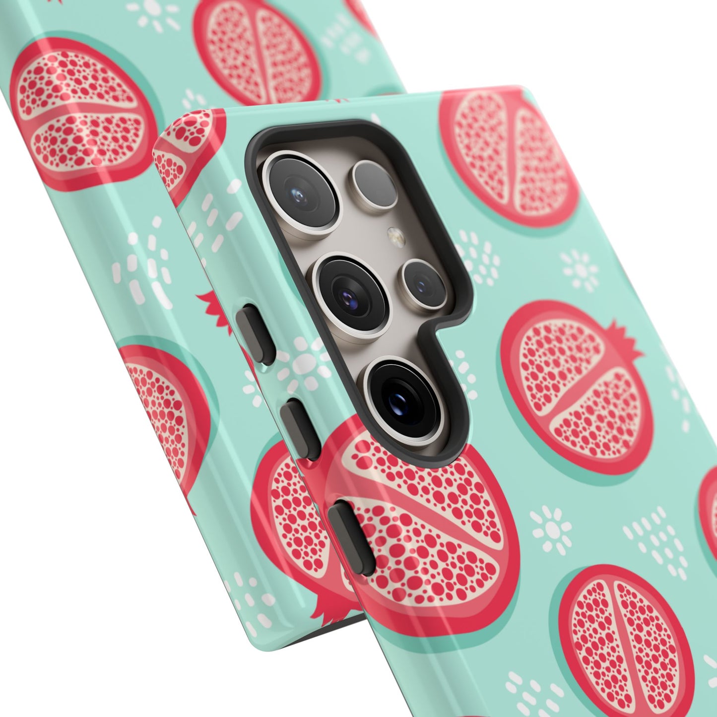 Pomegranate Tough Phone Case | Dual Layer Protective Cover for iPhone & Samsung – Glossy or Matte Finish