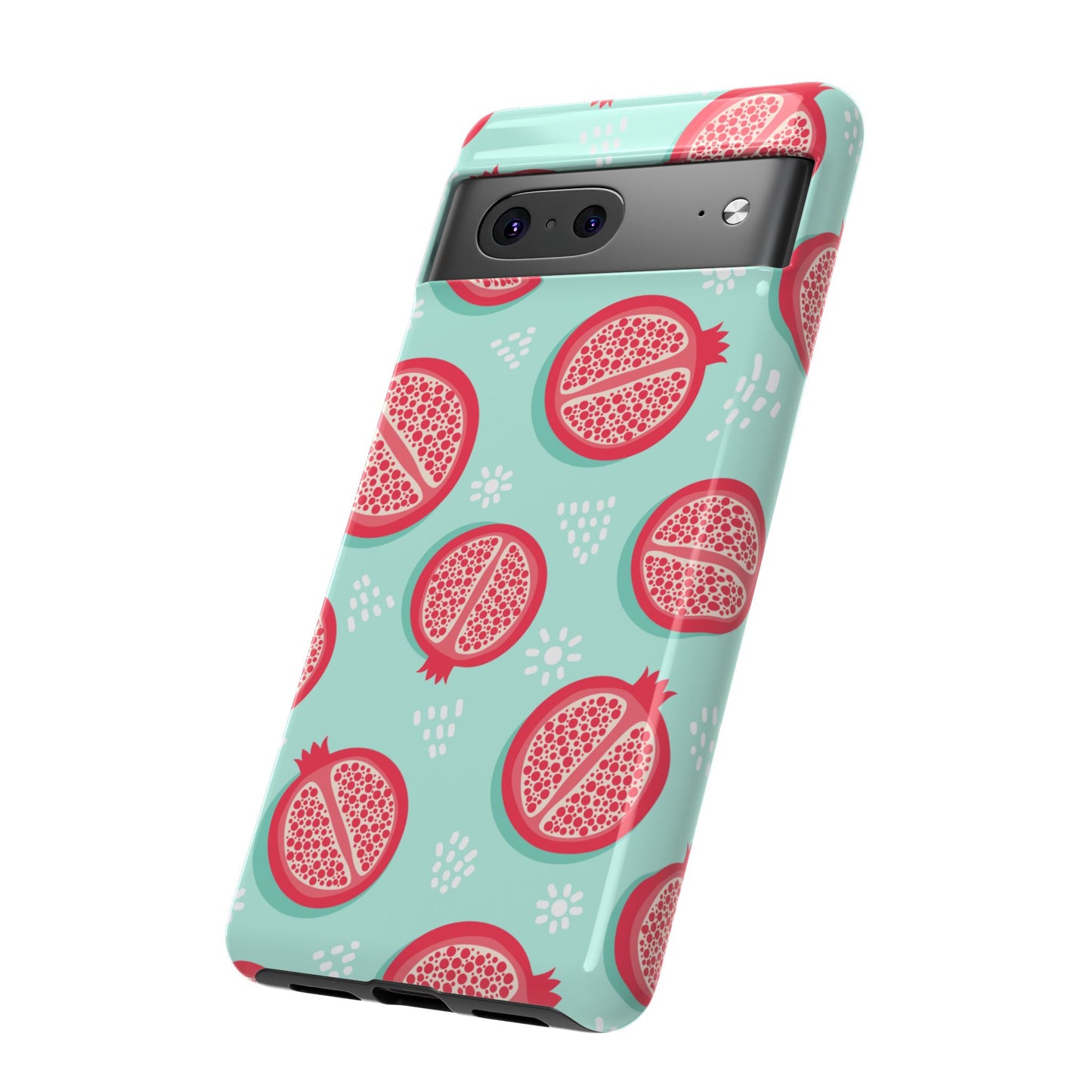 Pomegranate Tough Phone Case | Dual Layer Protective Cover for iPhone & Samsung – Glossy or Matte Finish