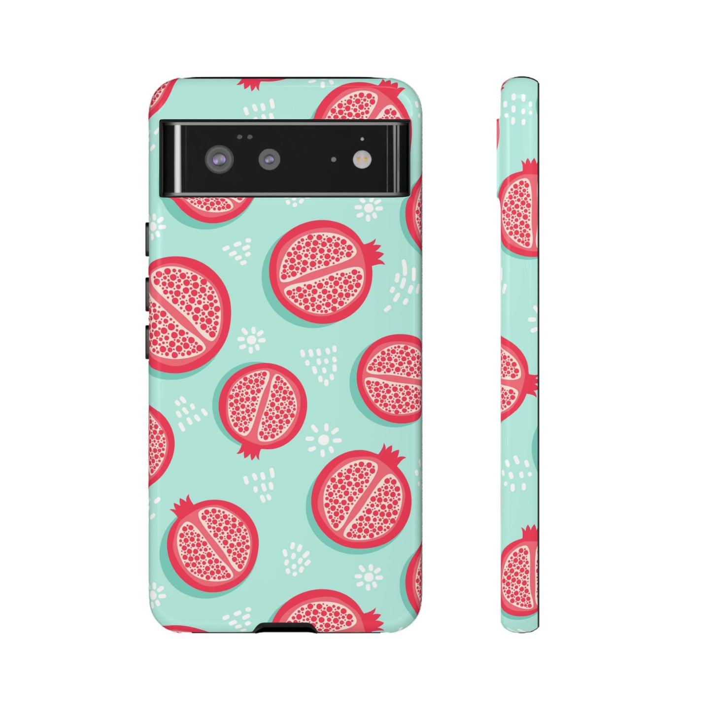 Pomegranate Tough Phone Case | Dual Layer Protective Cover for iPhone & Samsung – Glossy or Matte Finish