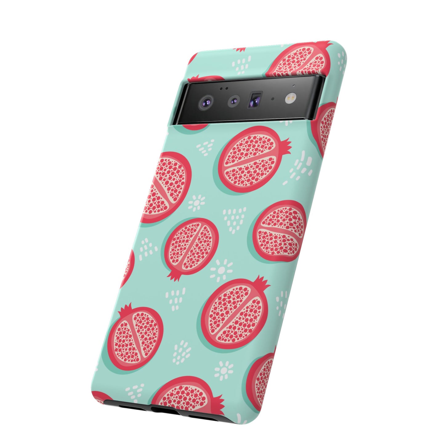 Pomegranate Tough Phone Case | Dual Layer Protective Cover for iPhone & Samsung – Glossy or Matte Finish