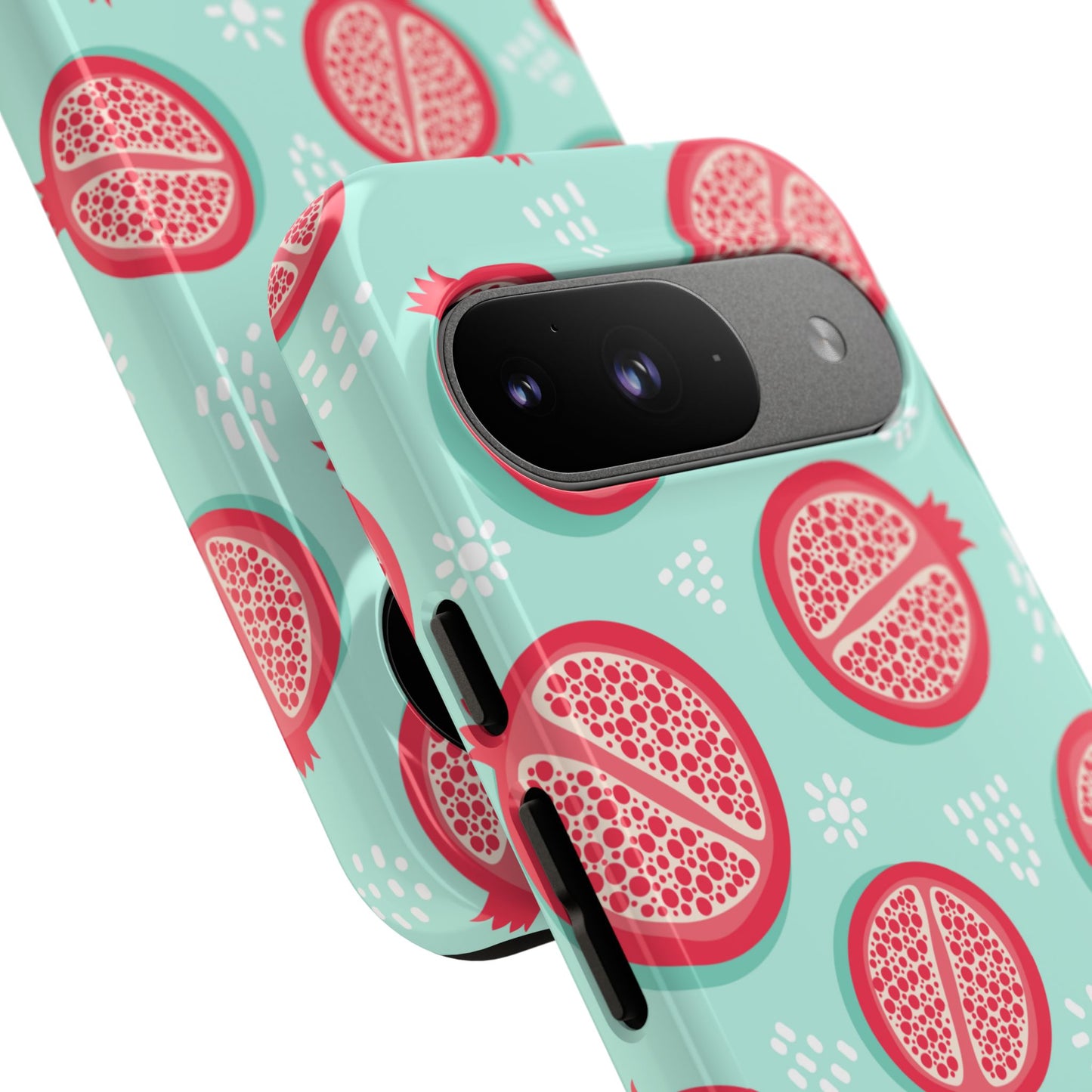 Pomegranate Tough Phone Case | Dual Layer Protective Cover for iPhone & Samsung – Glossy or Matte Finish