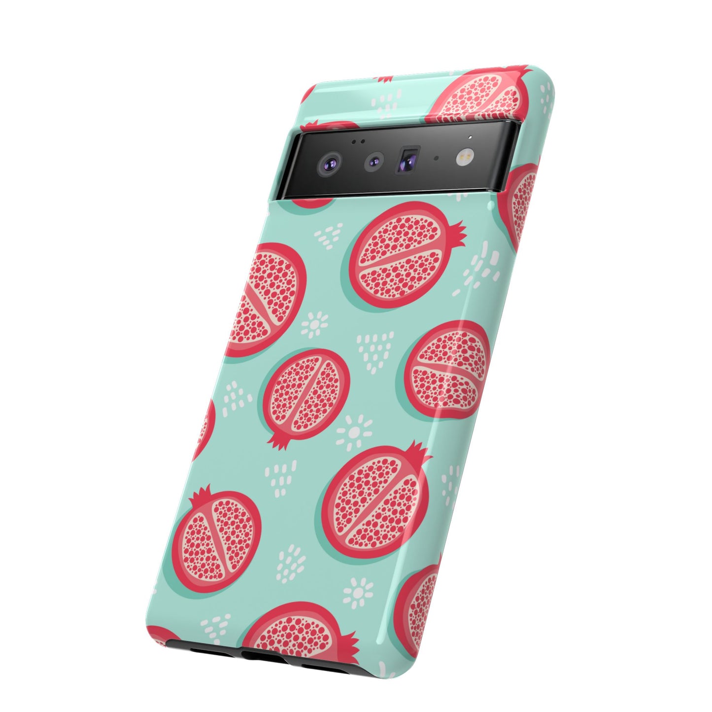 Pomegranate Tough Phone Case | Dual Layer Protective Cover for iPhone & Samsung – Glossy or Matte Finish