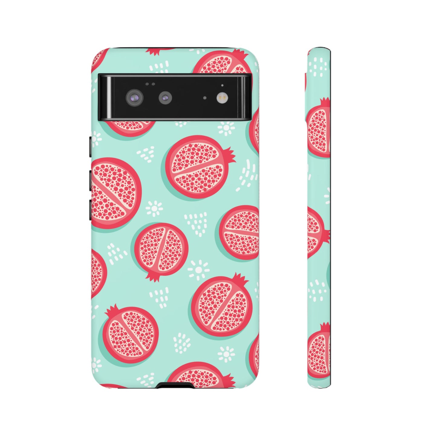 Pomegranate Tough Phone Case | Dual Layer Protective Cover for iPhone & Samsung – Glossy or Matte Finish