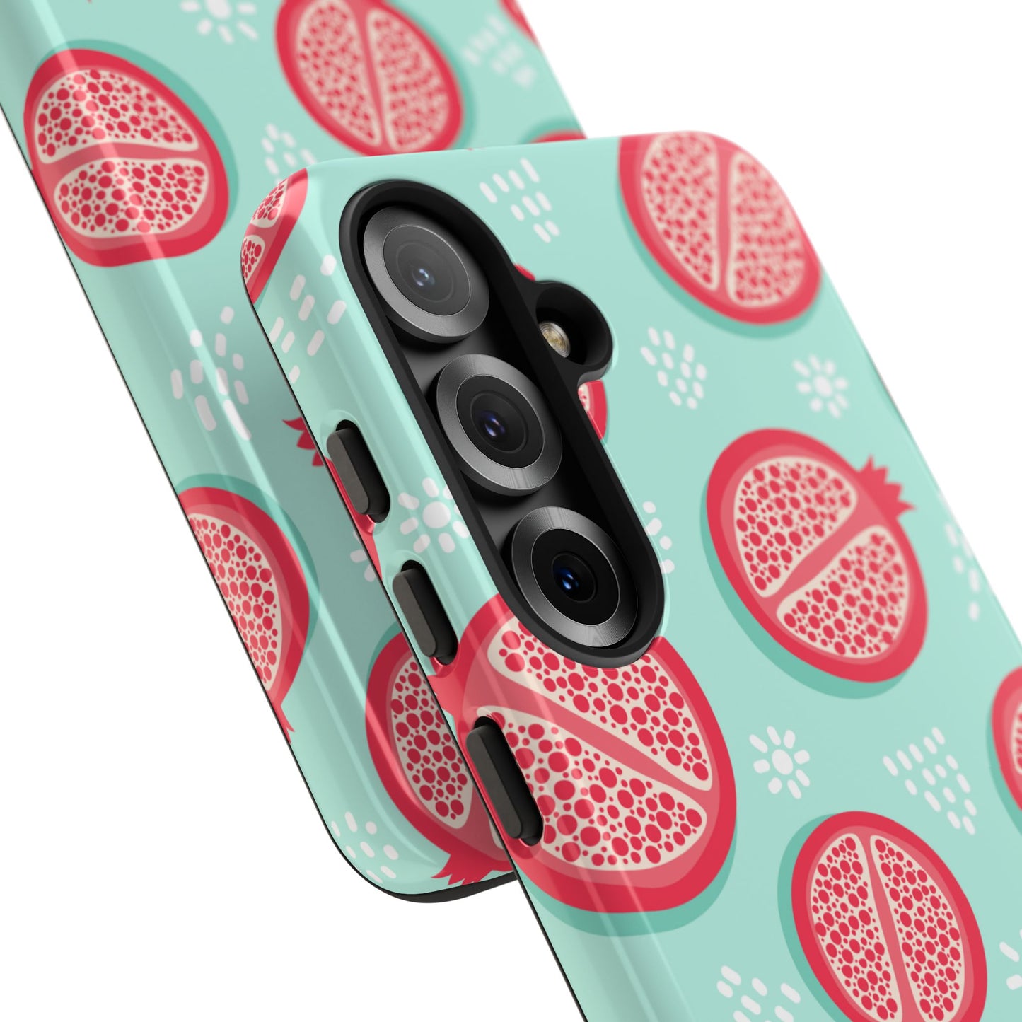 Pomegranate Tough Phone Case | Dual Layer Protective Cover for iPhone & Samsung – Glossy or Matte Finish