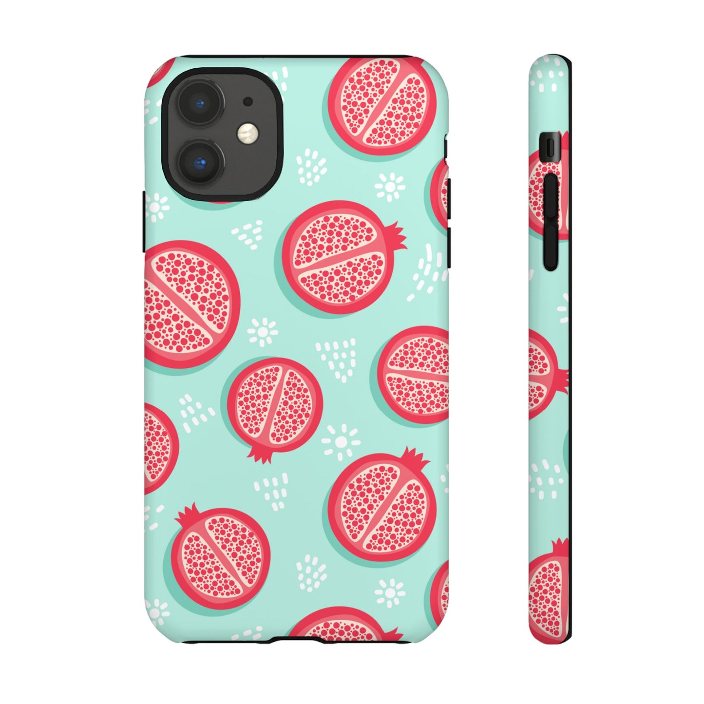 Pomegranate Tough Phone Case | Dual Layer Protective Cover for iPhone & Samsung – Glossy or Matte Finish