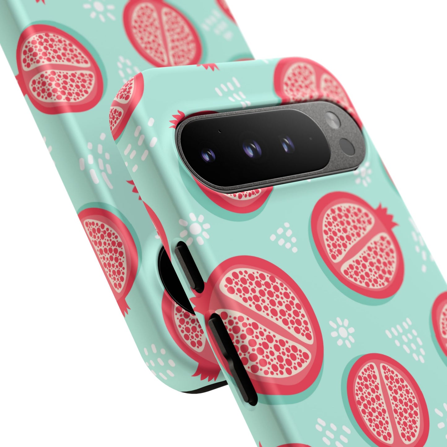 Pomegranate Tough Phone Case | Dual Layer Protective Cover for iPhone & Samsung – Glossy or Matte Finish