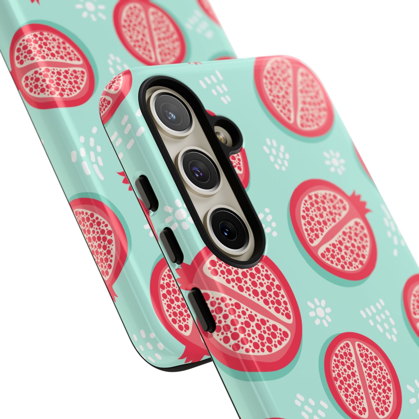 Pomegranate Tough Phone Case | Dual Layer Protective Cover for iPhone & Samsung – Glossy or Matte Finish