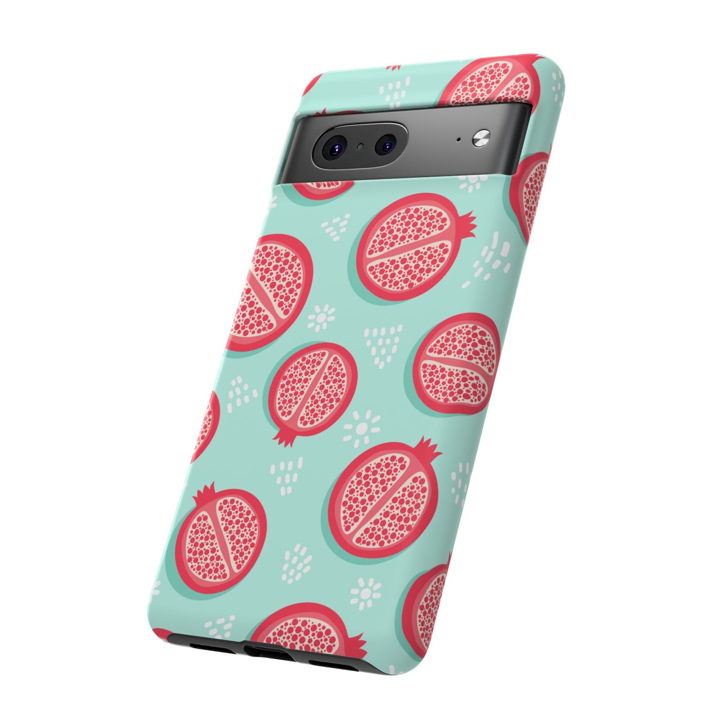 Pomegranate Tough Phone Case | Dual Layer Protective Cover for iPhone & Samsung – Glossy or Matte Finish