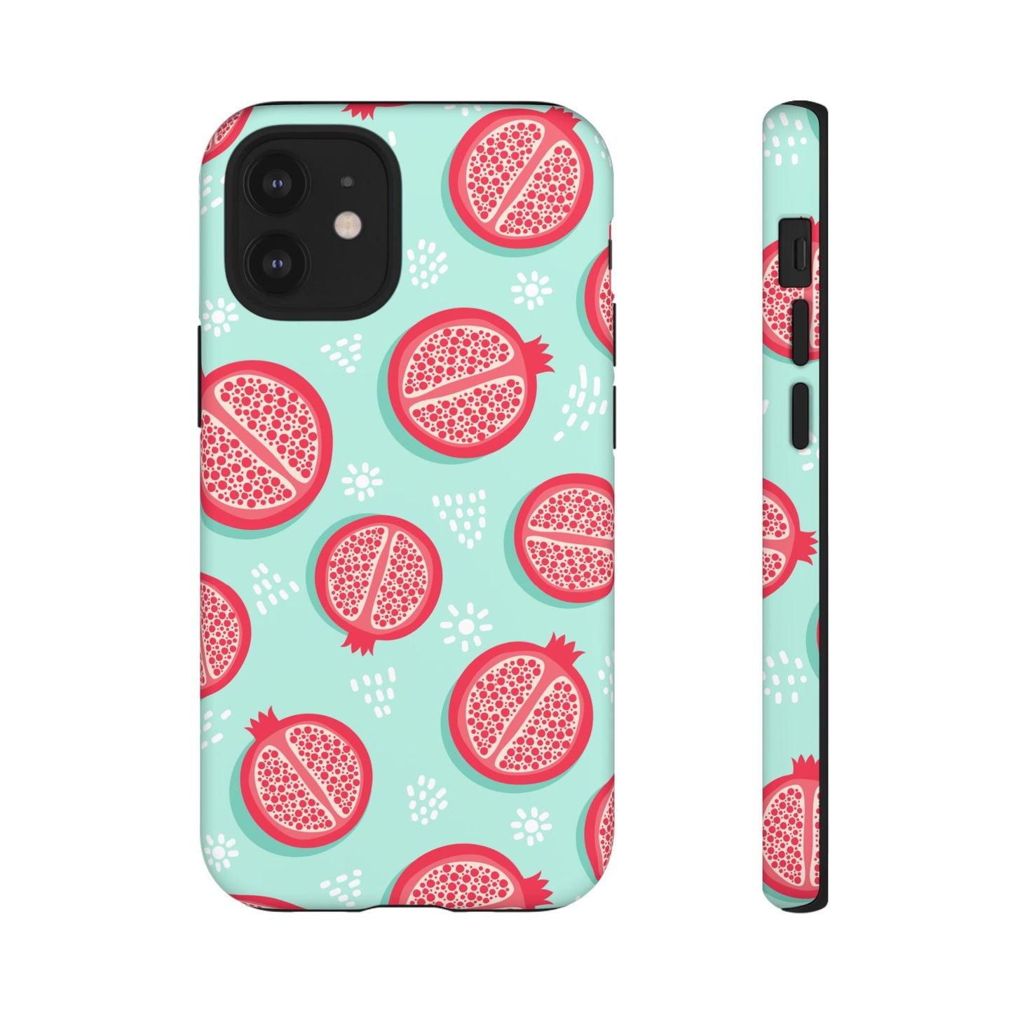 Pomegranate Tough Phone Case | Dual Layer Protective Cover for iPhone & Samsung – Glossy or Matte Finish