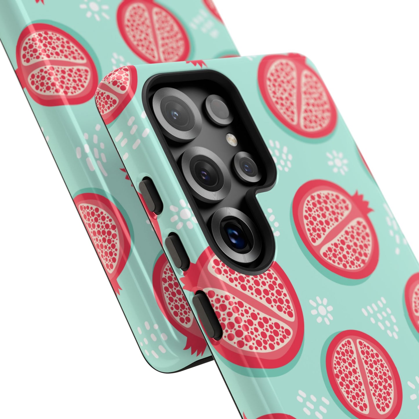 Pomegranate Tough Phone Case | Dual Layer Protective Cover for iPhone & Samsung – Glossy or Matte Finish