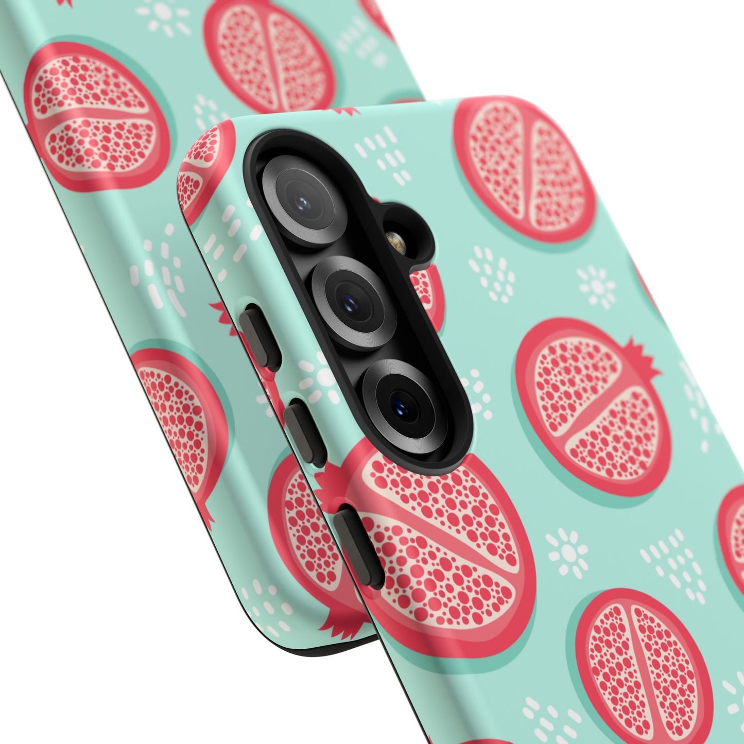 Pomegranate Tough Phone Case | Dual Layer Protective Cover for iPhone & Samsung – Glossy or Matte Finish