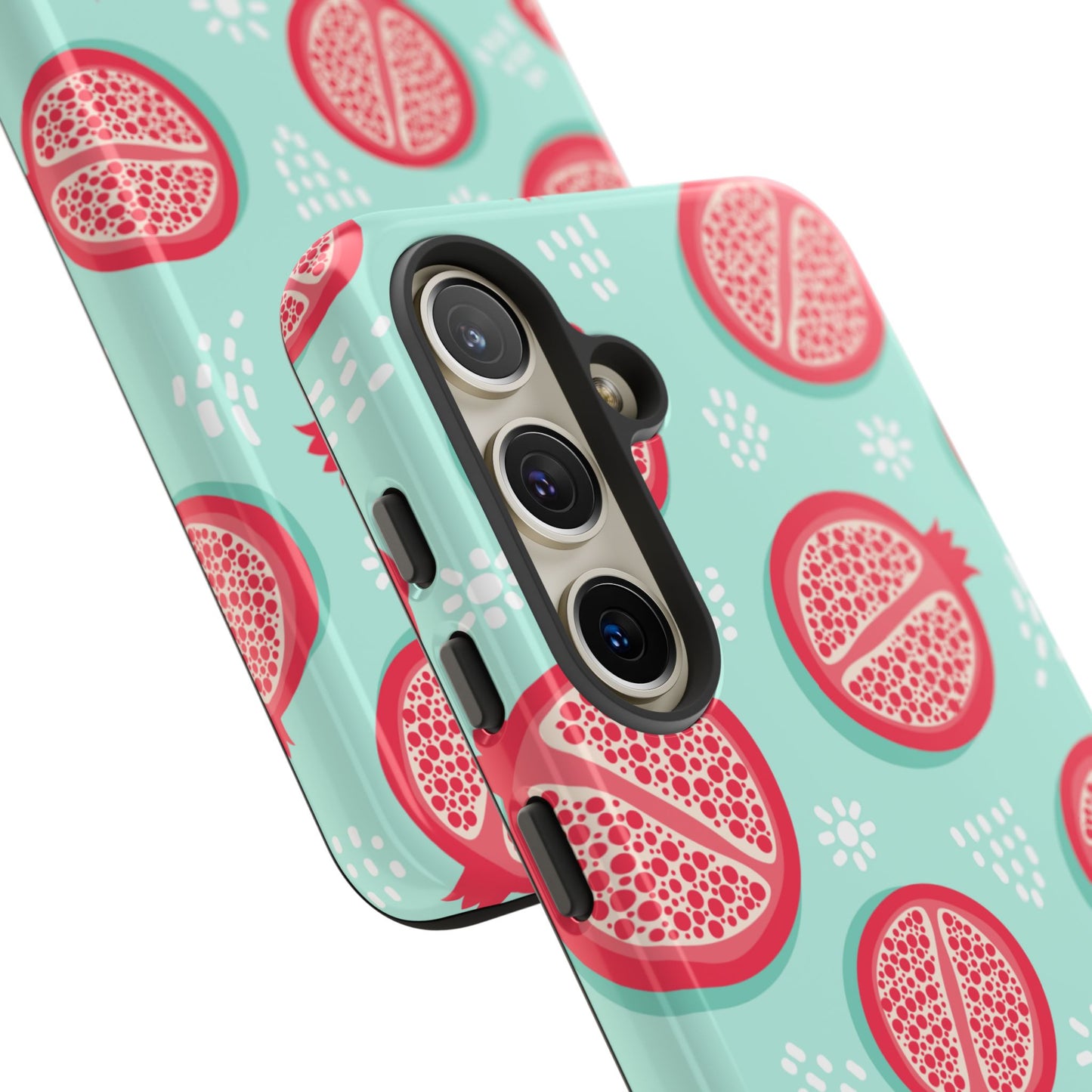 Pomegranate Tough Phone Case | Dual Layer Protective Cover for iPhone & Samsung – Glossy or Matte Finish