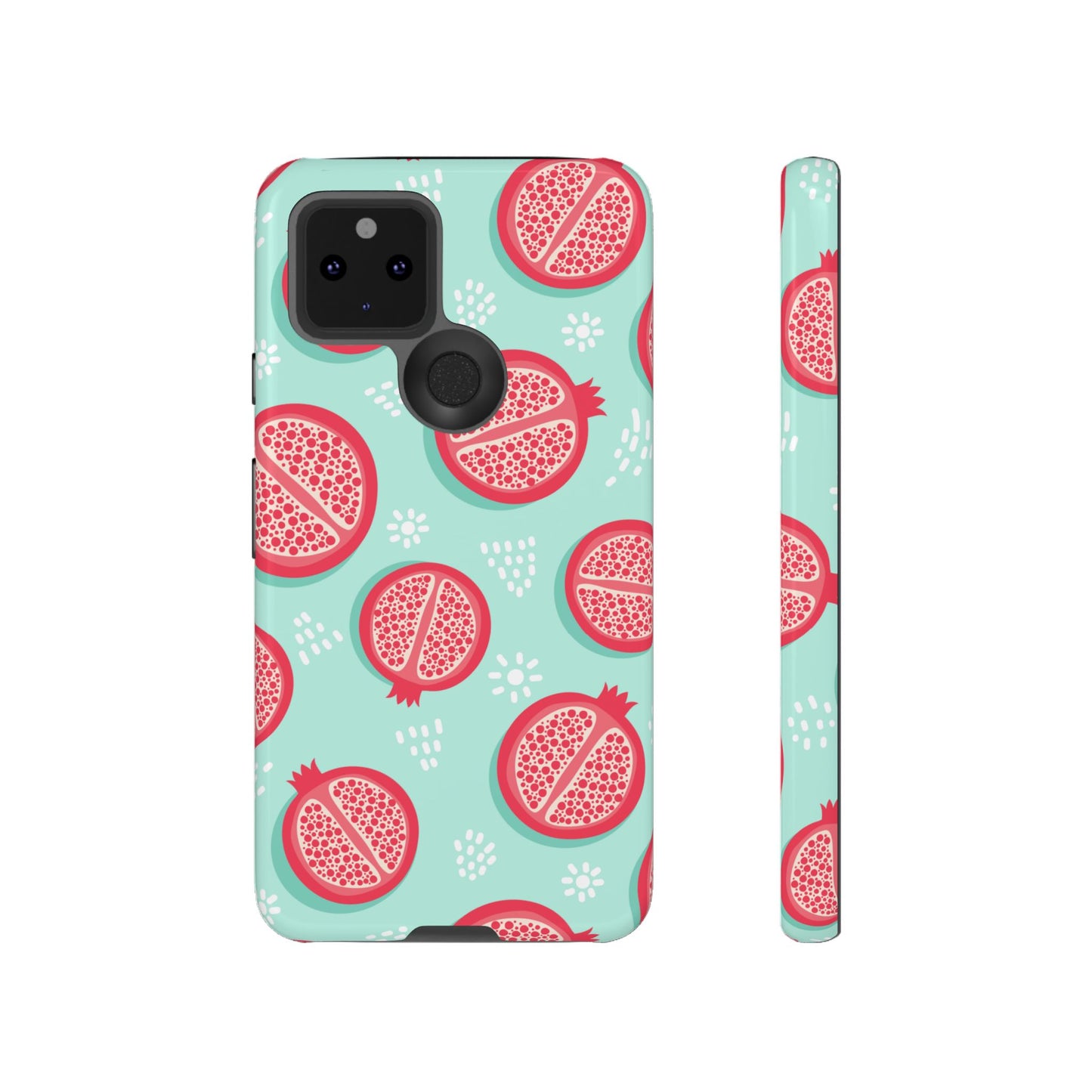 Pomegranate Tough Phone Case | Dual Layer Protective Cover for iPhone & Samsung – Glossy or Matte Finish