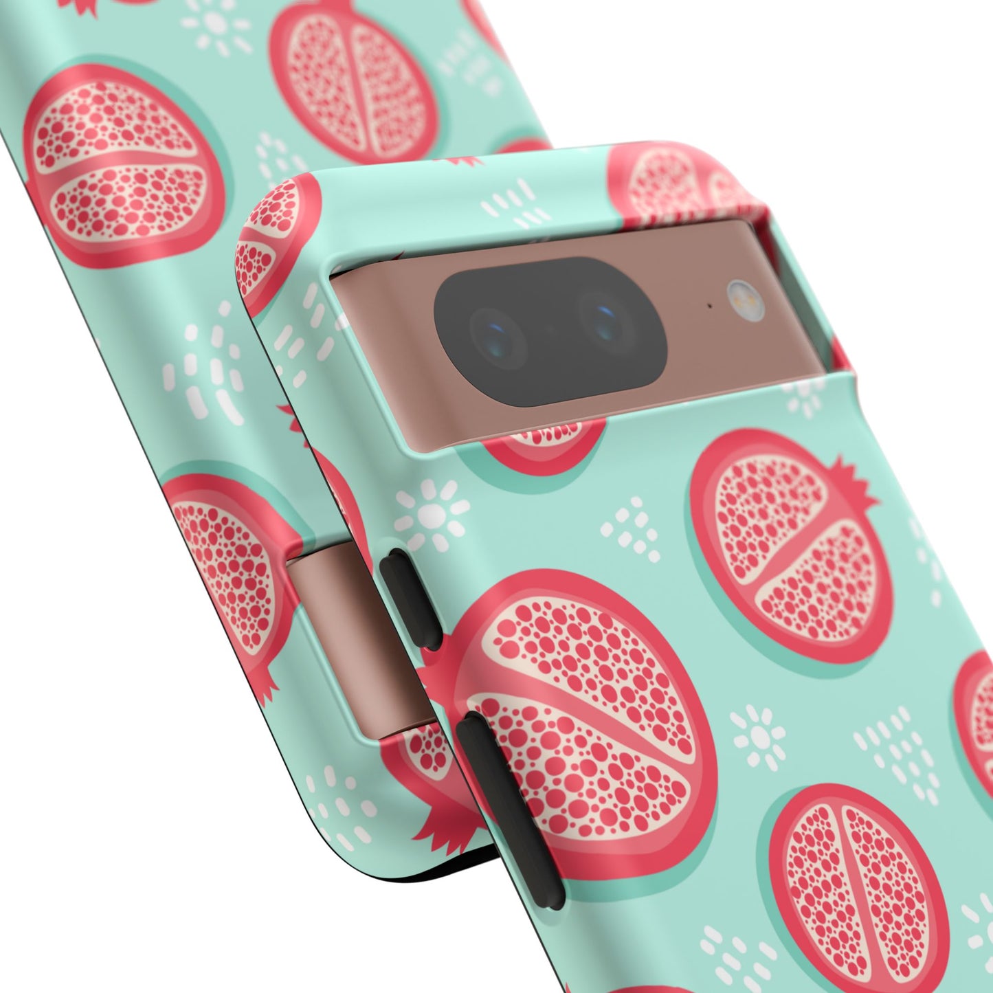 Pomegranate Tough Phone Case | Dual Layer Protective Cover for iPhone & Samsung – Glossy or Matte Finish